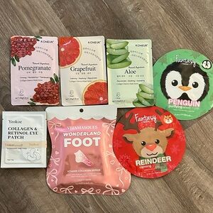 Korean Skincare Sheet Masks Set